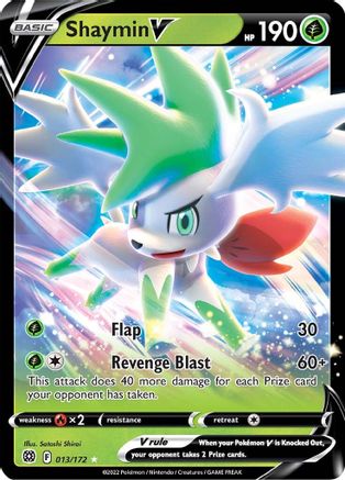 Shaymin V (013/172) [SWSH09 Brilliant Stars] Holofoil - Ultra Rare