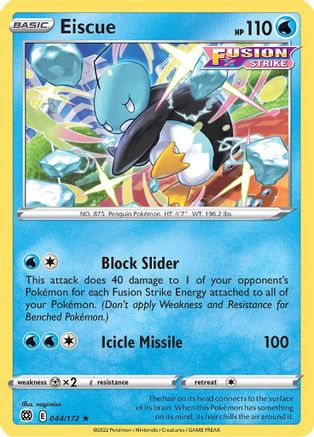 Eiscue (044/172) [SWSH09 Brilliant Stars] - Rare
