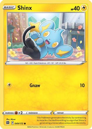 Shinx (049/172) [SWSH09 Brilliant Stars] - Common