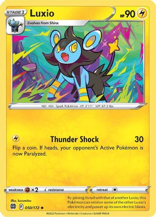 Luxio (050/172) [SWSH09 Brilliant Stars] - Uncommon