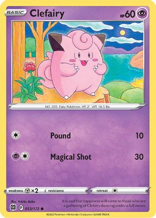 Clefairy (053/172) [SWSH09 Brilliant Stars] - Common