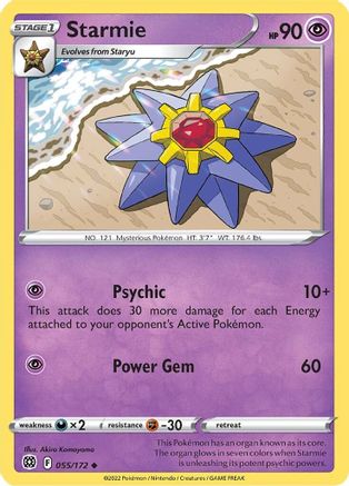 Starmie (055/172) [SWSH09 Brilliant Stars] - Uncommon