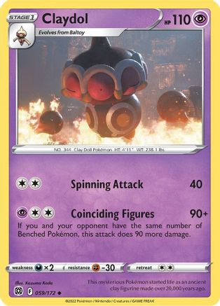 Claydol (059/172) [SWSH09 Brilliant Stars] - Uncommon