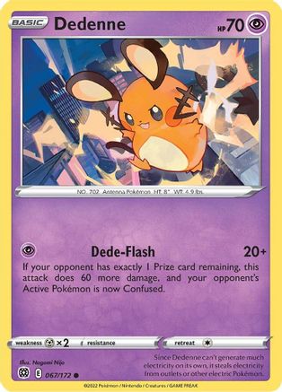 Dedenne (067/172) [SWSH09 Brilliant Stars] - Common