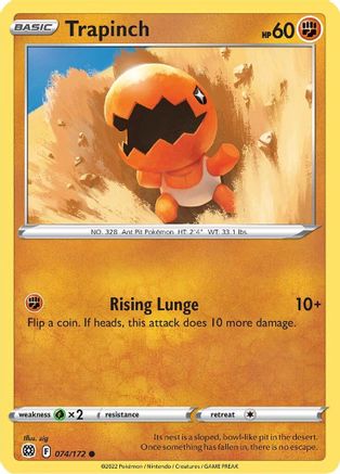 Trapinch (074/172) [SWSH09 Brilliant Stars] - Common
