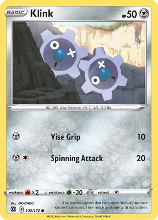 Klink (102/172) [SWSH09 Brilliant Stars] - Common