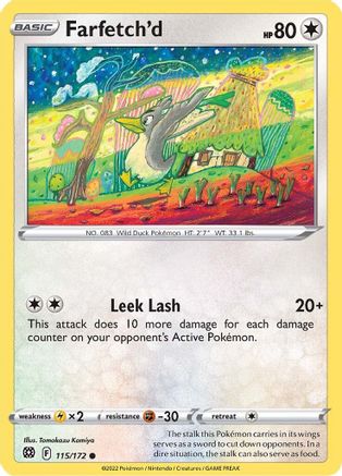 Farfetch'd (115/172) [SWSH09 Brilliant Stars] - Common