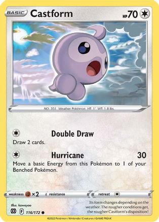 Castform (116/172) [SWSH09 Brilliant Stars] - Common