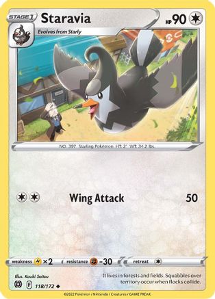 Staravia (118/172) [SWSH09 Brilliant Stars] - Uncommon