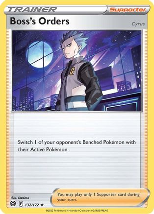 Boss's Orders (132/172) [SWSH09 Brilliant Stars] Holofoil - Holo Rare