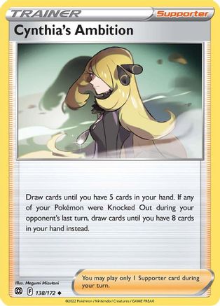 Cynthia's Ambition (138/172) [SWSH09 Brilliant Stars] - Uncommon