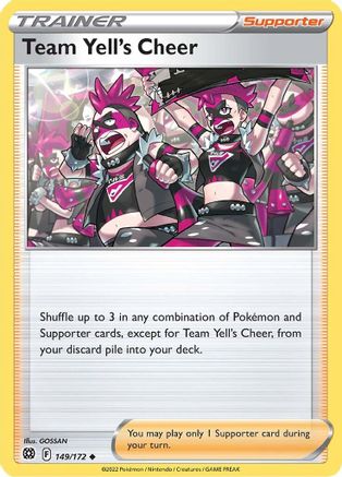 Team Yell's Cheer (149/172) [SWSH09 Brilliant Stars] - Uncommon