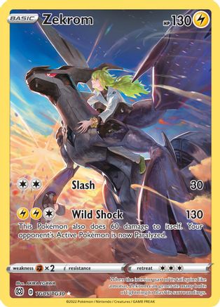 Zekrom (TG05/30) [SWSH09 Brilliant Stars Trainer Gallery] Holofoil - Ultra Rare