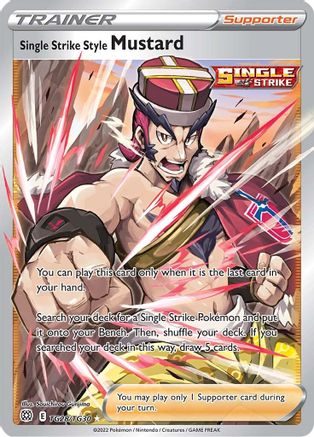 Single Strike Style Mustard (TG28/30) [SWSH09 Brilliant Stars Trainer Gallery] Holofoil - Ultra Rare