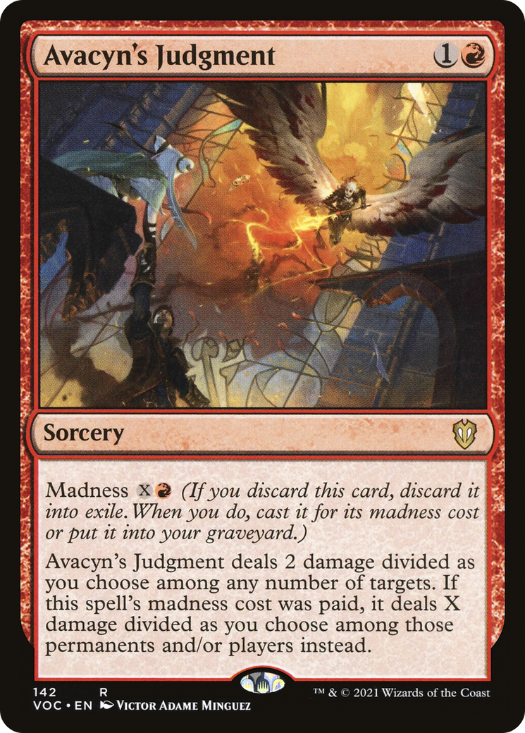 Avacyn's Judgment (VOC-142) [Crimson Vow Commander]