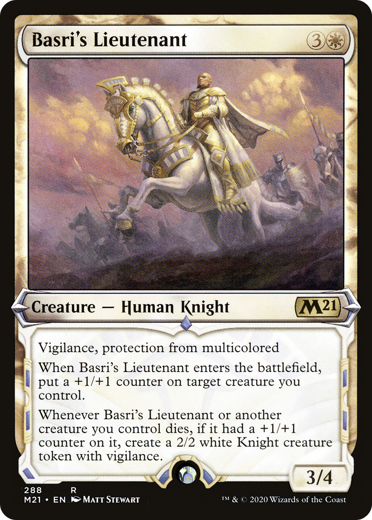 Basri's Lieutenant (Showcase) (M21-288) [Core Set 2021] Foil
