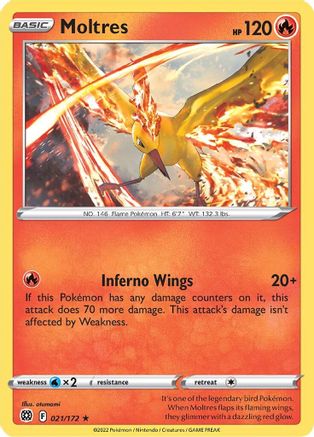 Moltres (021/172) [Deck Exclusives] - Promo