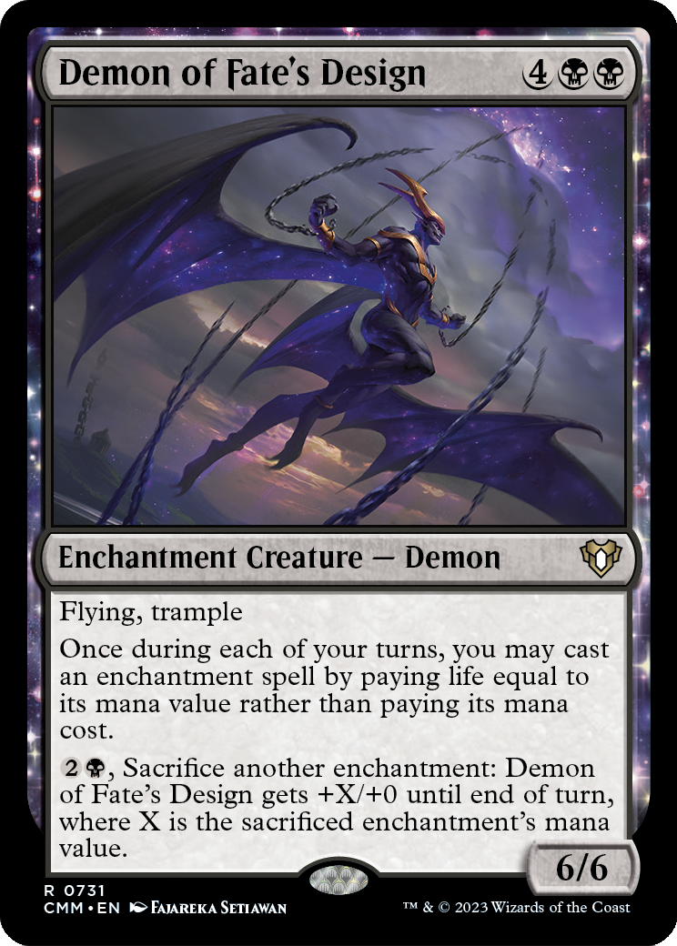 Demon of Fate's Design (CMM-731) [Commander Masters]