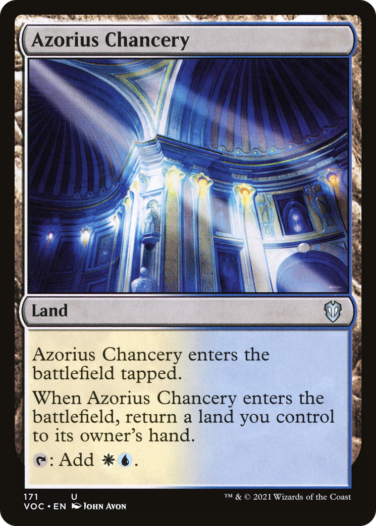 Azorius Chancery (VOC-171) [Crimson Vow Commander]