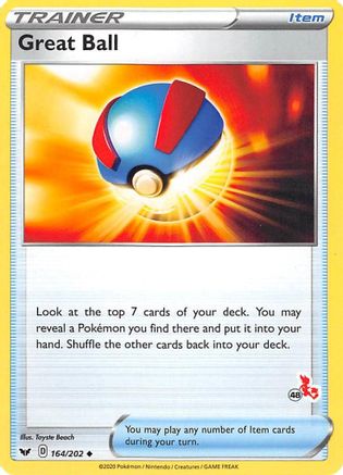 Great Ball (#48 Cinderace Stamped) (164/202) [Battle Academy 2022] - Promo