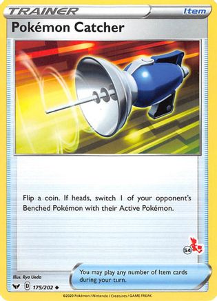 Pokemon Catcher (#54 Cinderace Stamped) (175/202) [Battle Academy 2022] - Promo