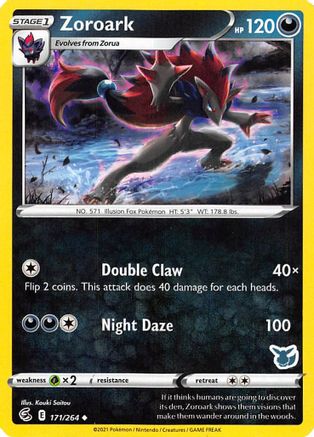 Zoroark (Eevee Stamped) (171/264) [Battle Academy 2022] - Promo