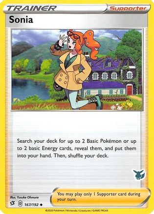 Sonia (Eevee Stamped) (167/192) [Battle Academy 2022] - Promo