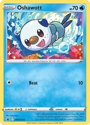 Oshawott (SWSH222/307) [SWSH Sword & Shield Promo Cards] Holofoil - Promo