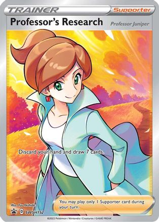 Professor's Research [Professor Juniper] (SWSH152/307) [SWSH Sword & Shield Promo Cards] Holofoil - Promo