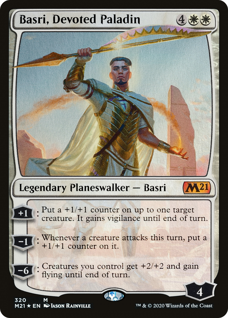 Basri, Devoted Paladin (M21-320) [Core Set 2021] Foil
