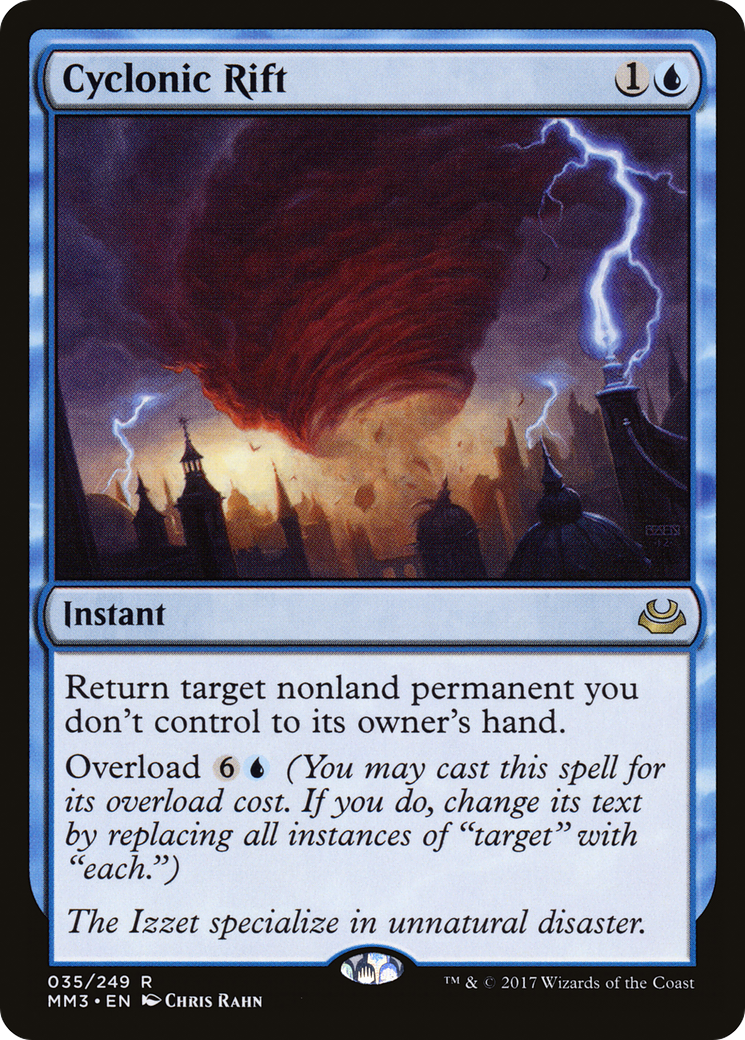 Cyclonic Rift (MM3-035) [Modern Masters 2017] Foil