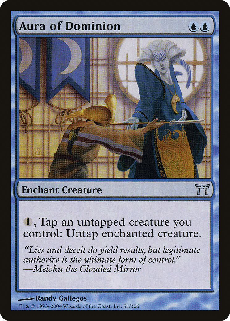 Aura of Dominion (CHK-051) [Champions of Kamigawa]