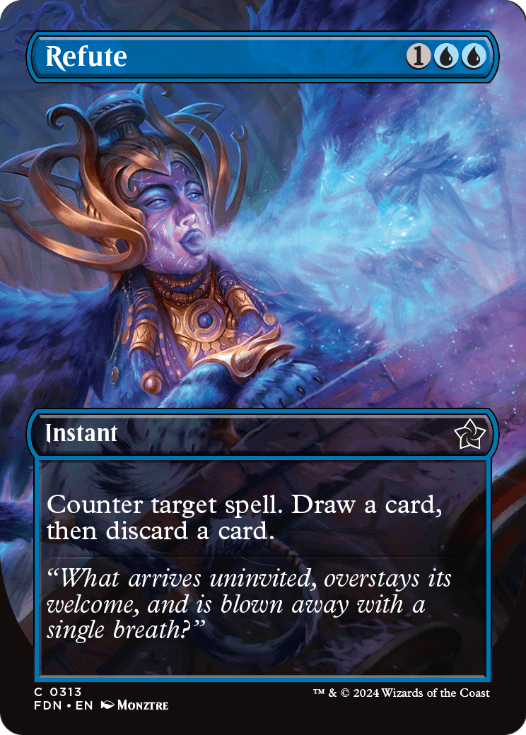 Refute (Borderless) (FDN-313) [Foundations] Foil