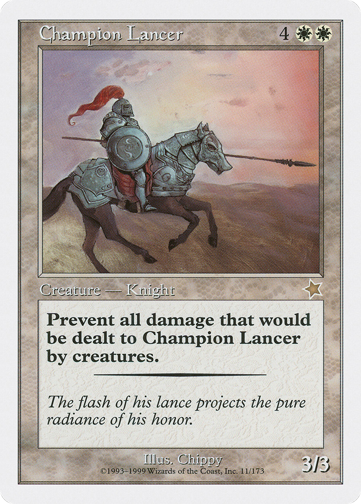 Champion Lancer (S99-011) [Starter 1999]