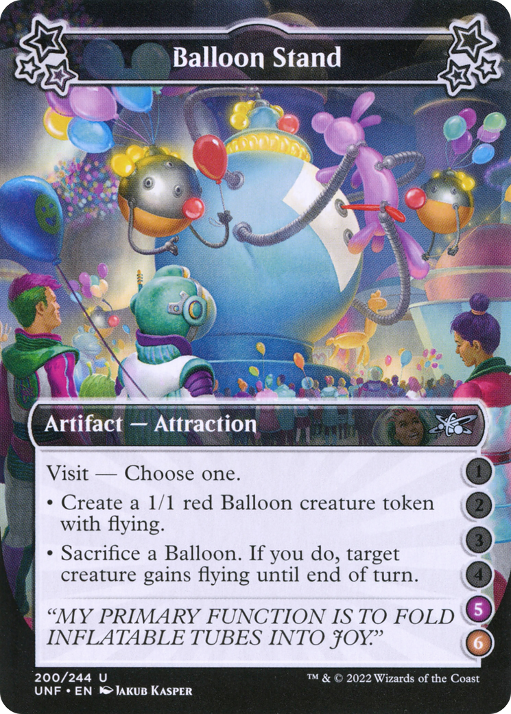 Balloon Stand (5-6) (UNF-200) [Unfinity] Foil
