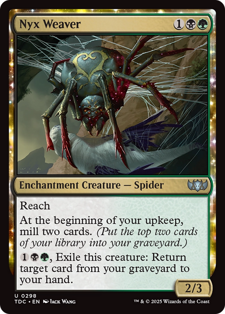 Nyx Weaver (TDC-298) [Commander: Tarkir: Dragonstorm]