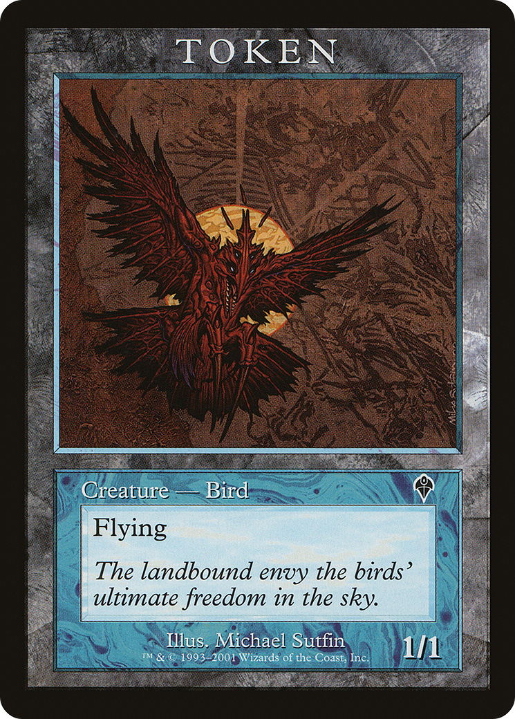 Bird Token (INV) [Magic Player Rewards 2001]