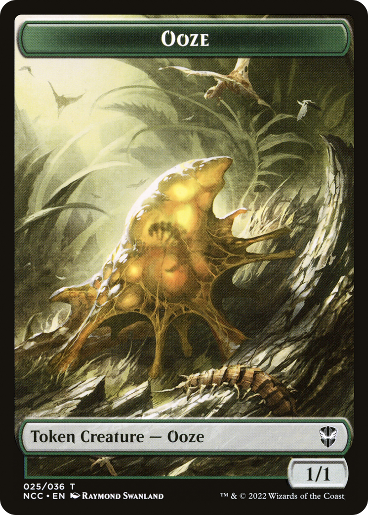 Ooze (TNCC-025) [New Capenna Commander Tokens] Foil