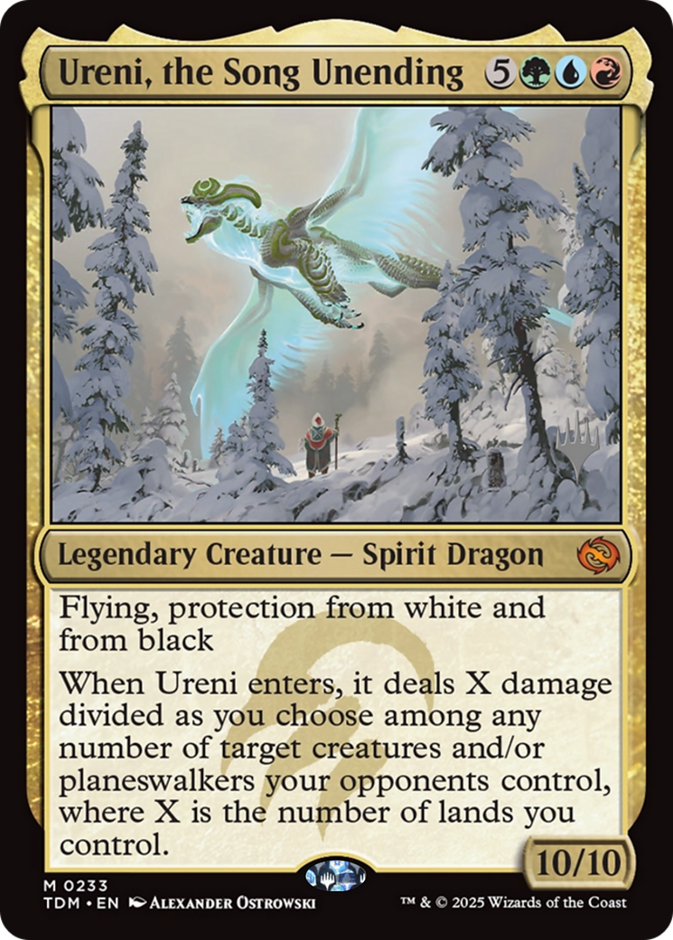 Ureni, the Song Unending (PPTDM-233) [Promo Pack: Tarkir: Dragonstorm] Foil
