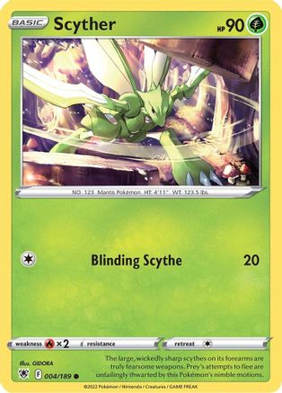 Scyther (004/189) [SWSH10 Astral Radiance] - Common