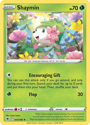 Shaymin (014/189) [SWSH10 Astral Radiance] - Rare