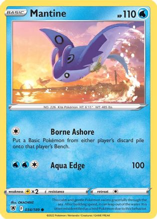 Mantine (034/189) [SWSH10 Astral Radiance] - Common
