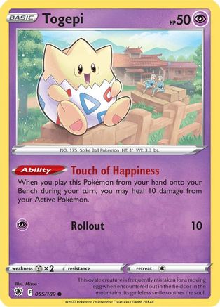 Togepi (055/189) [SWSH10 Astral Radiance] - Common