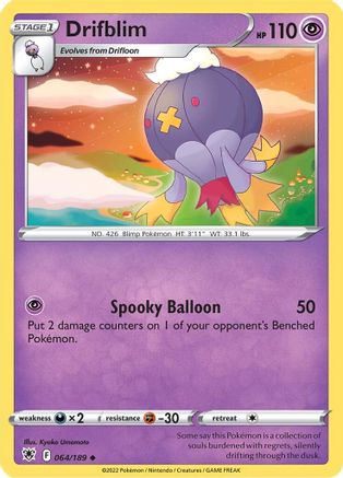 Drifblim (064/189) [SWSH10 Astral Radiance] - Uncommon