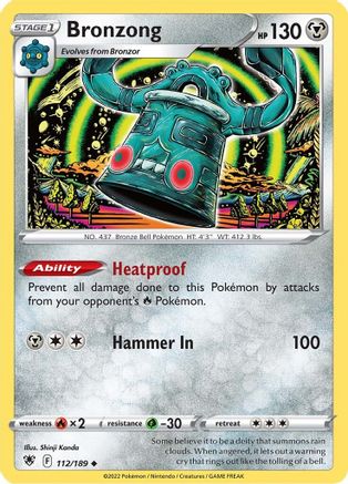 Bronzong (112/189) [SWSH10 Astral Radiance] Reverse Holofoil - Uncommon