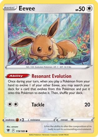 Eevee (119/189) [SWSH10 Astral Radiance] - Common