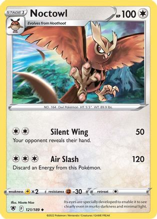 Noctowl (121/189) [SWSH10 Astral Radiance] - Uncommon
