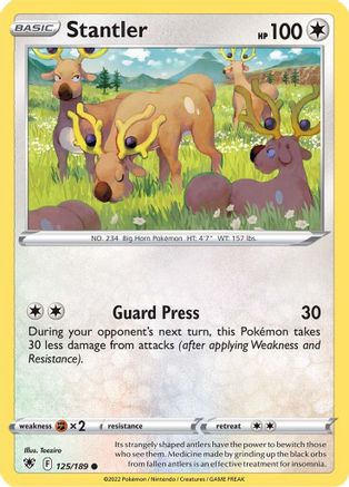 Stantler (125/189) [SWSH10 Astral Radiance] - Common