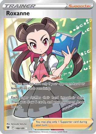 Roxanne (Full Art) (188/189) [SWSH10 Astral Radiance] Holofoil - Ultra Rare