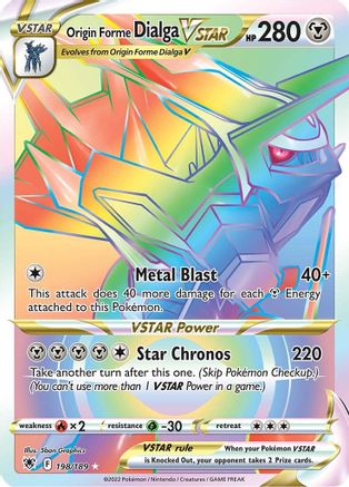 Origin Forme Dialga VSTAR (Secret) (198/189) [SWSH10 Astral Radiance] Holofoil - Secret Rare